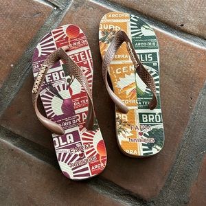 Farm x Havaianas Collab Printed Flip Flop